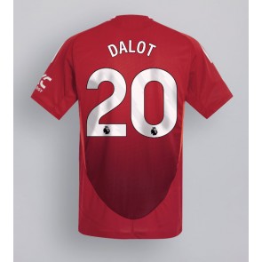 Manchester United Diogo Dalot #20 Hemmatröja 2024-25 Kortärmad